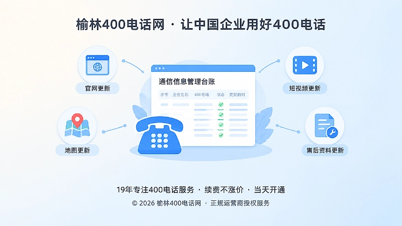 企业建立通信信息清单并逐项更新